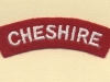 Cheshire Regiment (Embroid)
