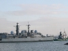 D88 HMS Glasgow (Type 42 Class Destroyer)(Copyright of Brian Burnell) Photographed January 2009 on the way to the breakers yard