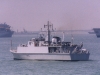 M110 HMS Ramsey (Sandown Class Minehunter) Photographed off Portsmouth, June 2005