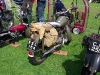 Royal Enfield RE125 125cc Motorcycle (KSL 154) Rear (Kington Vintage Show, August 2009)       