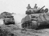 M4 Shermans Advancing