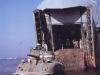 M4A1 Sherman landing from an LST (Landing Ship Tank)