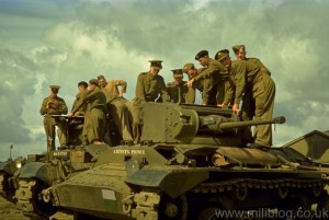 Valentine Tank & Troops